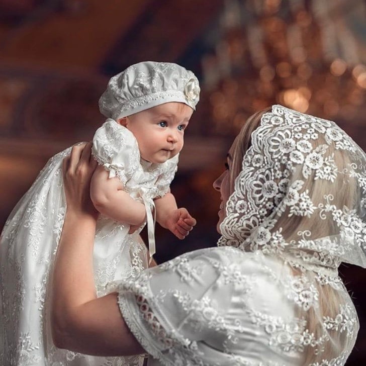 mother dress christening Christening Gown Made From Wedding Dress main image 0