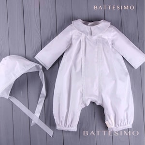 Personalized Christening Outfit Boys| Boys Baptism Outfit | Baptism Romper Boy | Boy Blessing Oufit | Boy Baptismal Outfit | Christening Set