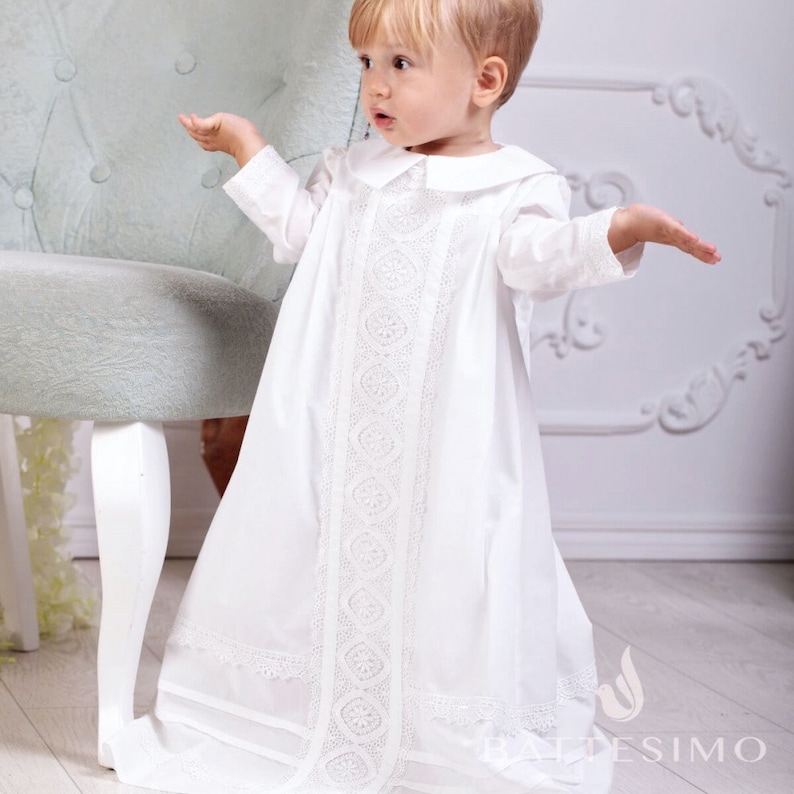 Baptism Gown Boy Christening Gown Boy Boys Baptism Outfit Etsy