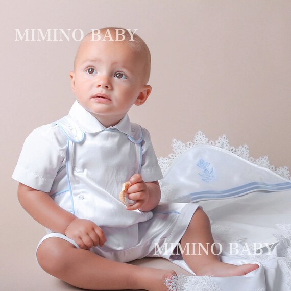 etsy baby boy baptism outfit