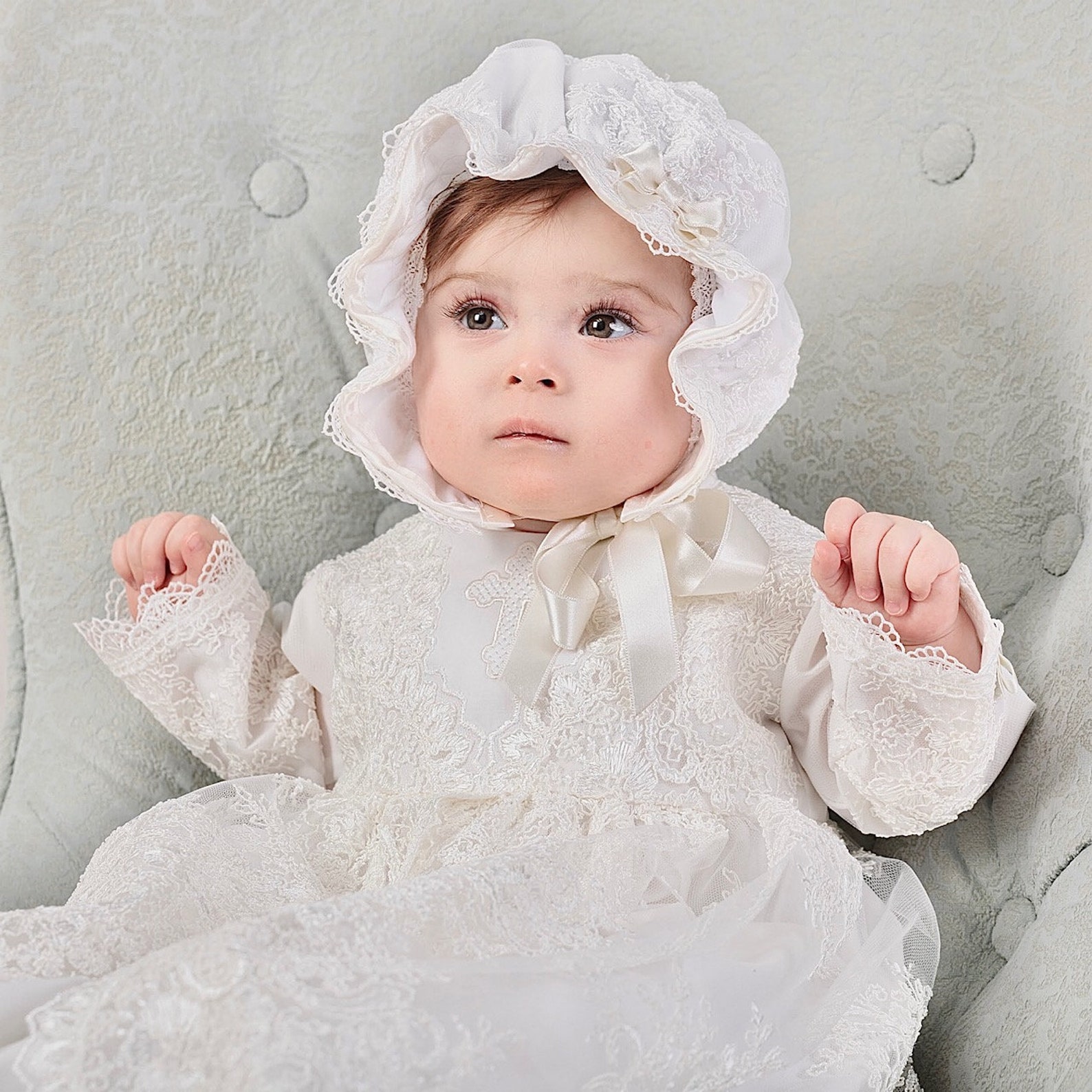 Luxury Christening Gown Baby Girl Baptism Gown for Baby Girl Etsy