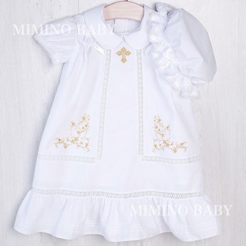 BAPTISMAL dress christening robe Etsy