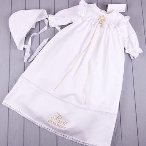 Brit Milah Gown | Jewish Baby Naming Gown | Brit Shalom Baby Outfit | Shema Gown | Magen David Baby Outfit |