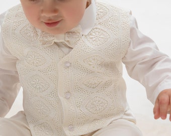 Tenue de baptême pour garçon | Tenue de baptême garçon | Tenue de baptême pour tout-petit | Tenue de bénédiction pour bébé garçon | Tenue de baptême pour tout-petit garçon