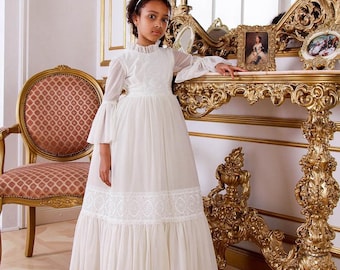 Robe de demoiselle d'honneur | Robe de communion | Bat Mitzvah | Robe de demoiselle d'honneur | Filles Pâques Robe