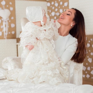 designer christening gowns