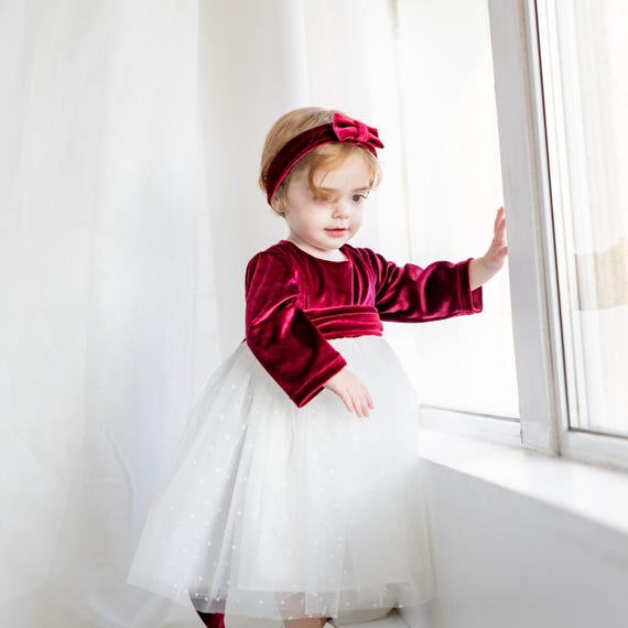 MAHUAOYIXI Weihnachtskleid Baby Mädchen - Elch Tutu Kleid Mit Stirnband