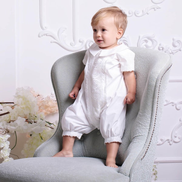 Boys Baptism Outfit Etsy