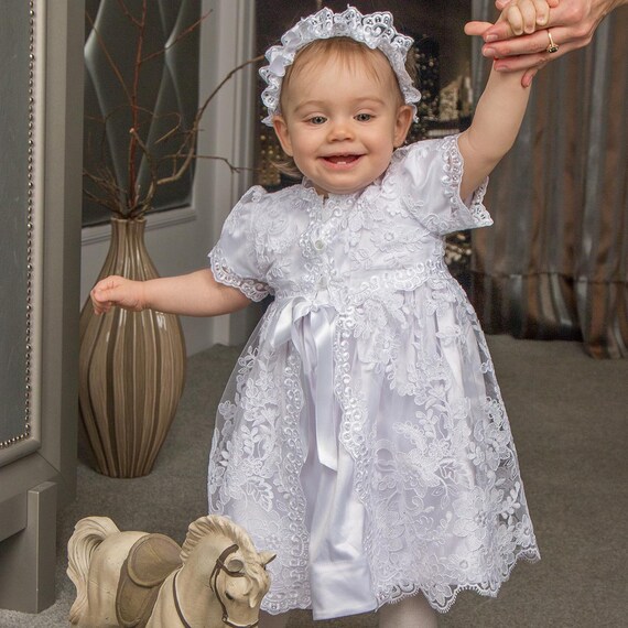 lace christening gowns