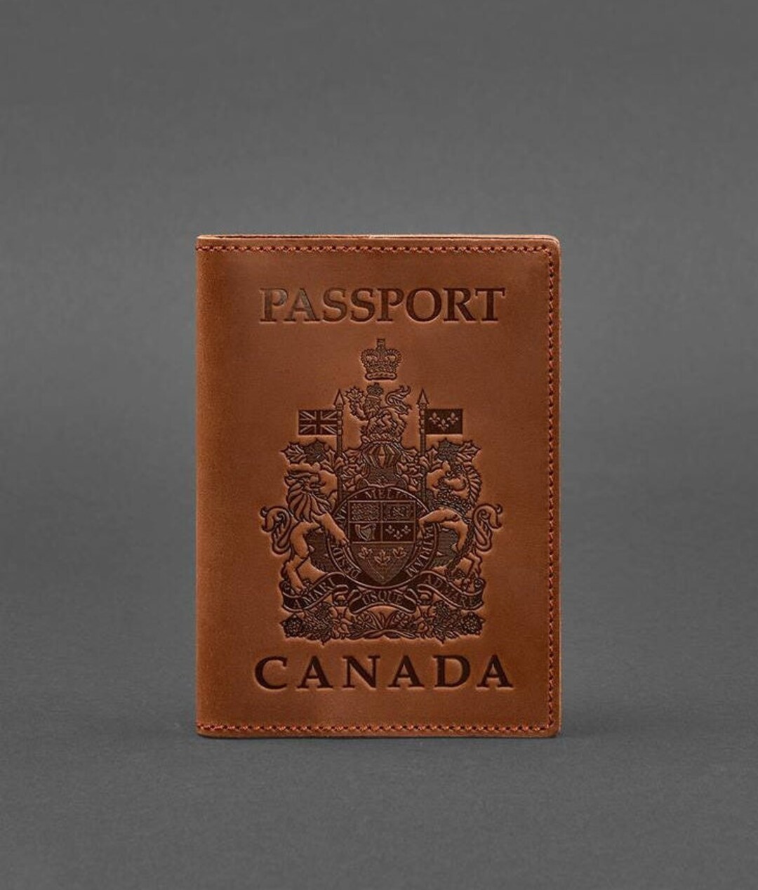 Canada Passport Cover Leather Passport Cover Canada Canadian Etsy
