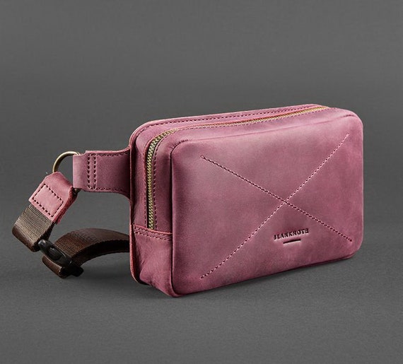 etsy leather fanny pack