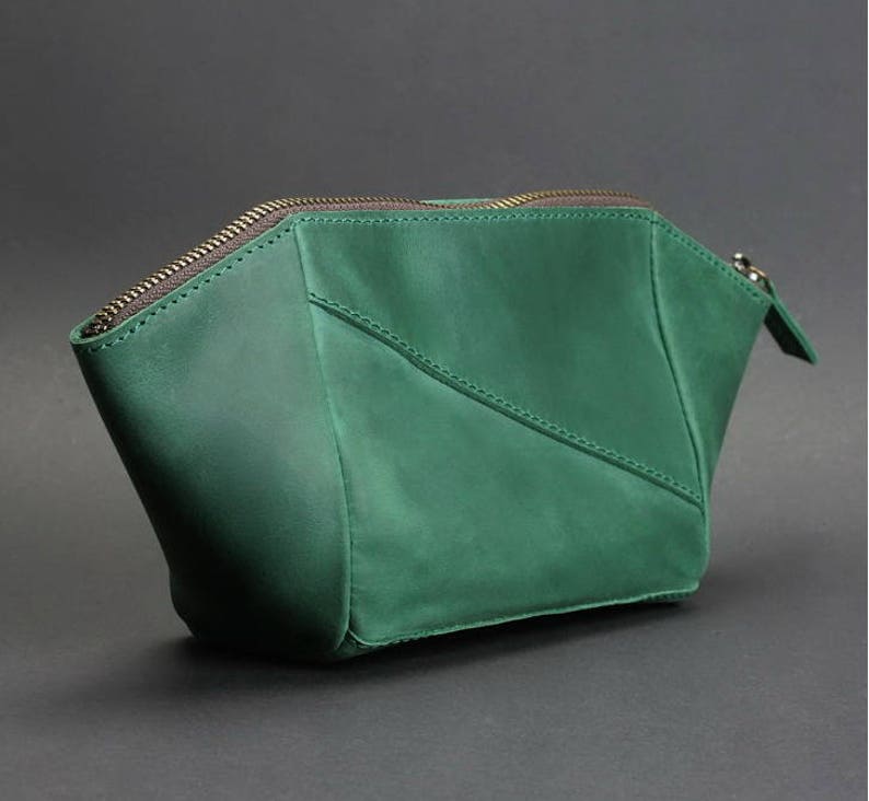 Leather purse womens wallet Travel Cases Dopp Kit Bag Etsy