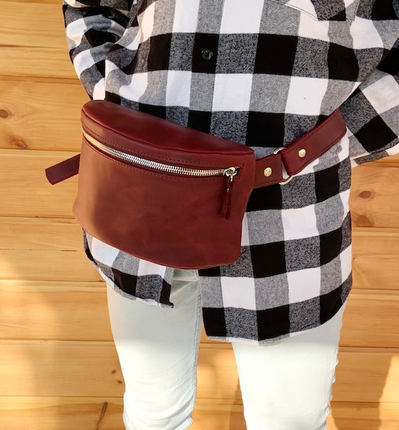 Leather Fanny Pack Waist Bag Bags Purses Fanny Packs Fanny Pack Fanny Packs for Women Belt Bag Hip Bag Womens Bag Mens Fanny Pack Etsy Canada