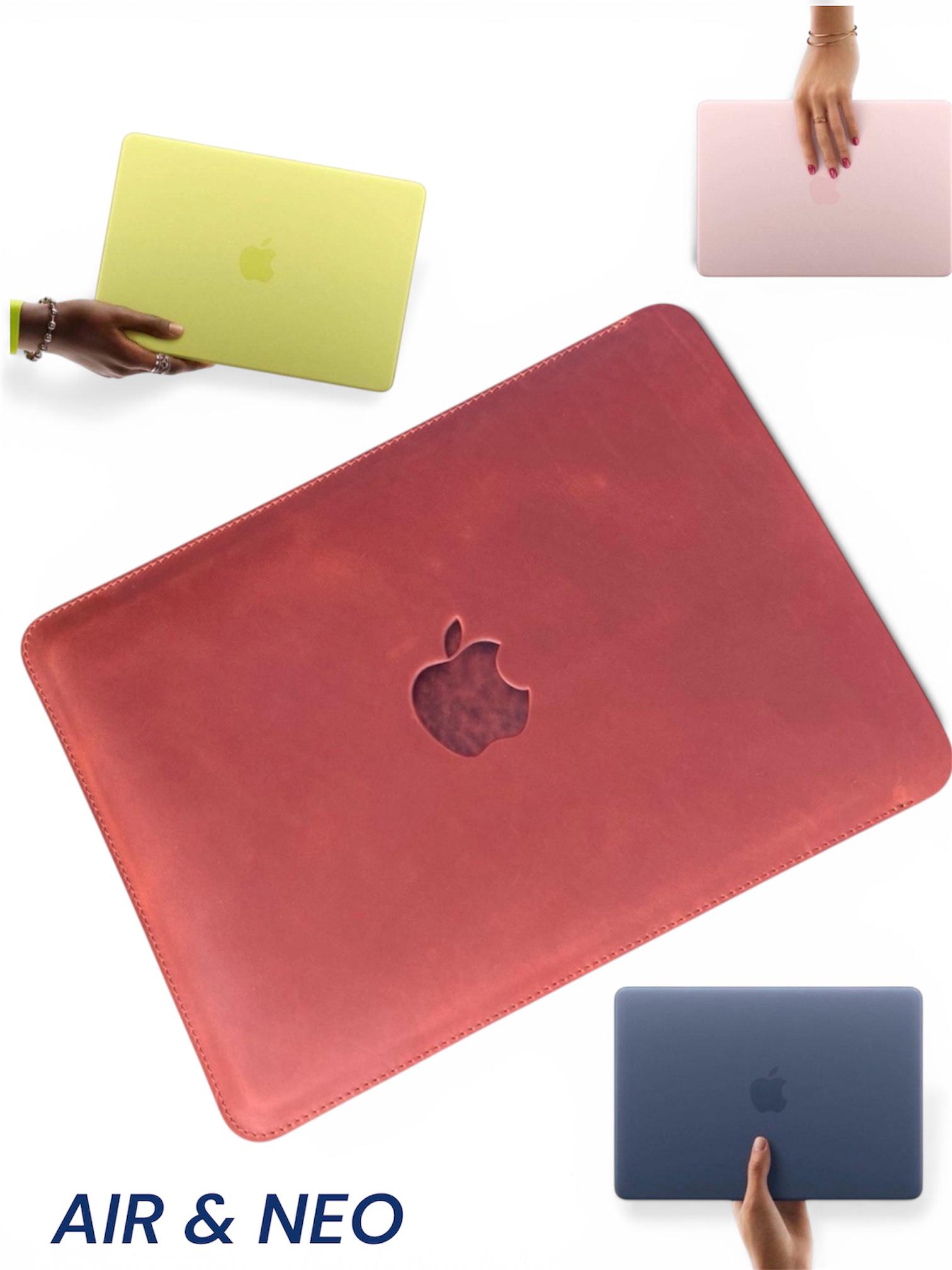 牛革 macbook13 Macbook neo macbook air ケース レザー ソリッド