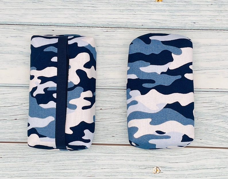 Taschentüchertaschen Tatütas diverse Motive 1 Camouflage blau