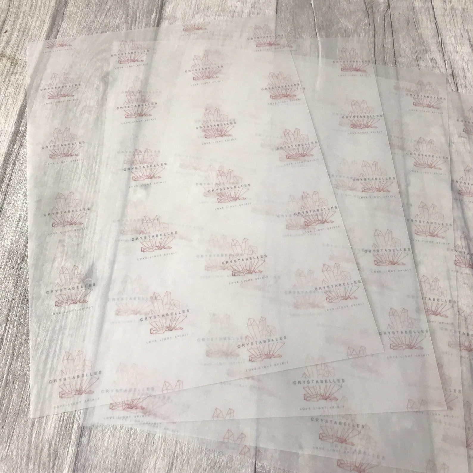 Custom Vellum Paper // Logo Vellum Paper // Logo Wrapping Etsy