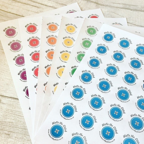 Personalized Etsy Logo Sticker Sheet