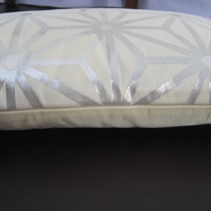 Kissen, Seidenkissen, Seide Asanoha, Obi Kissen, ELEGANT, geometrisch, Obikissen, Obi Remake /neu kimono pillow japonais pur en soie Bild 6