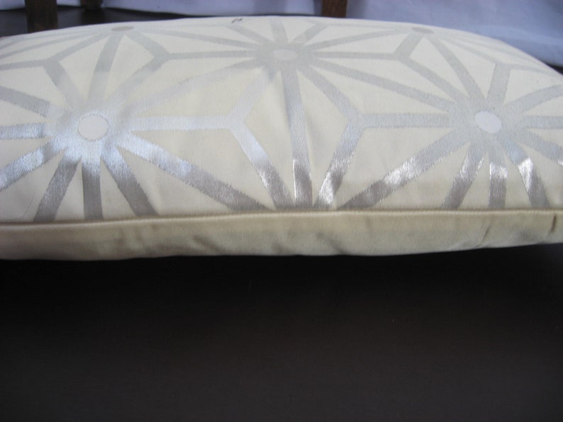 Kissen, Seidenkissen, Seide Asanoha, Obi Kissen, ELEGANT, geometrisch, Obikissen, Obi Remake /neu kimono pillow japonais pur en soie Bild 6