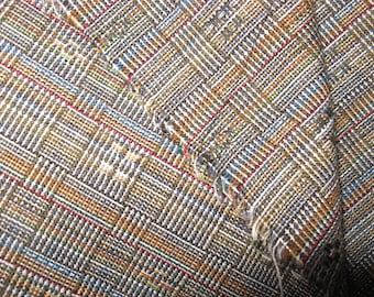 Kimono fabric, from 50 x 38 cm, geometric, patterned kimono fabric, subtle, multicolored, Japanese fabric, Kasuri