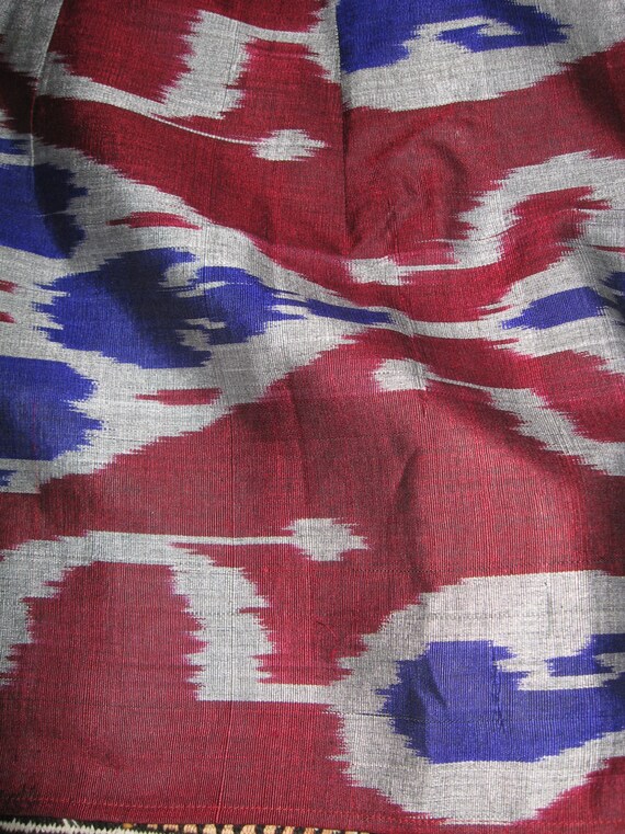 Wrap Skirt Skirt U N I K A T Uzbek Silk Handwoven Ikat - Etsy