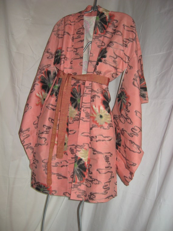 Kimono jacket, haori, Meisen silk, vintage perfec… - image 4