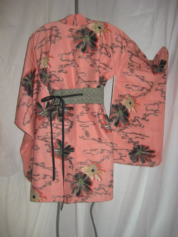 Kimono jacket, haori, Meisen silk, vintage perfec… - image 2