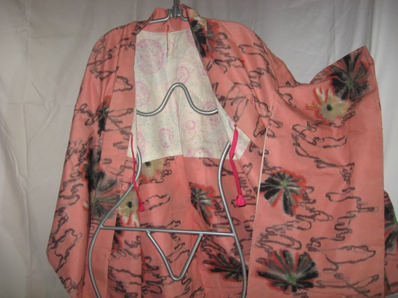 Kimono jacket, haori, Meisen silk, vintage perfec… - image 6