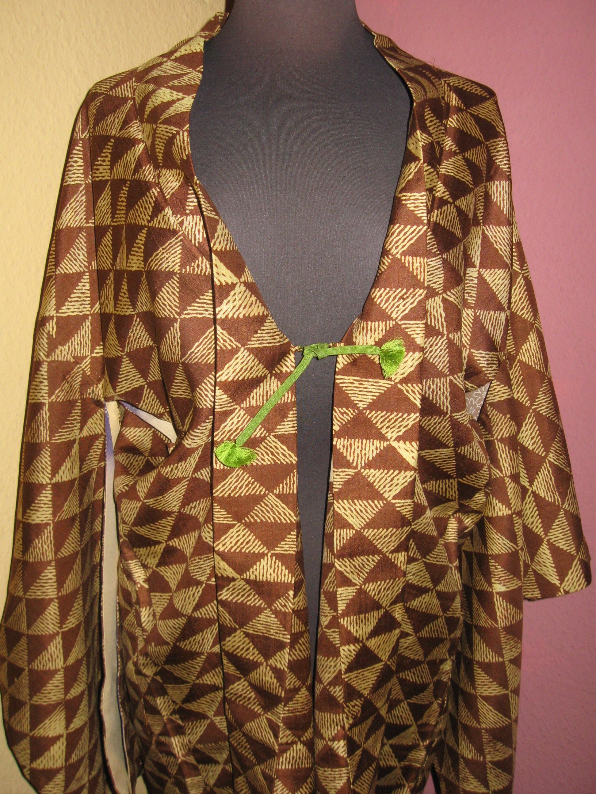 knee length kimono jacket