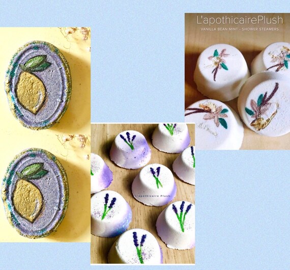 Shower Steamers Mentholated Shower Steamer Aromatheraphy Etsy