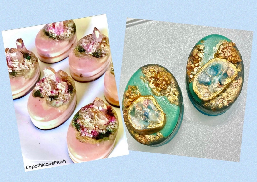 Gemstone Soap, Soap Favors, Gift Soap, Soap Gift Set, Luxury Soap, Gift Soap, Party Favors