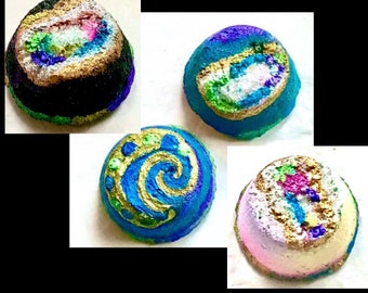 Shower Steamer, Geode Bath bomb, Shower Bath bomb, Sinus Soother, Menthol Steamers, Party Favors, Vicks Shower Tab, Sinus Relief, Gifts