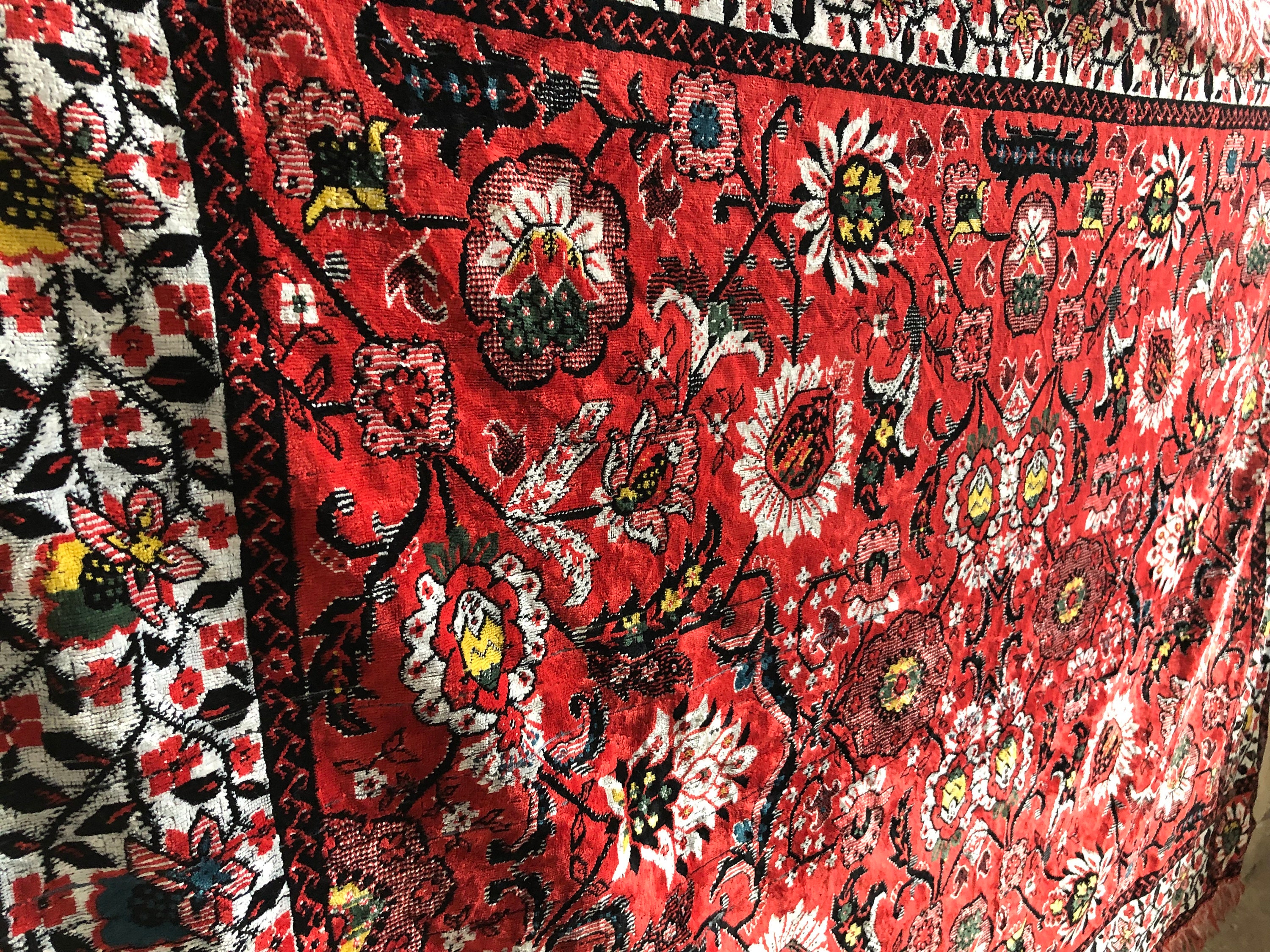 Vintage Tapestry Stadick Modelle Carpet Wool Russian Princess