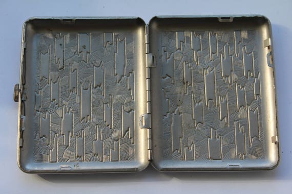 ソビエト シガレット ケース USSR。金属製シガレット ケース USSR