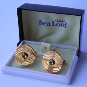 Vintage cufflinks Sea Lord, Vintage Cufflinks, Cufflinks, Massive Cufflinks, Gift for Him, stud, sleeve link. vintage style