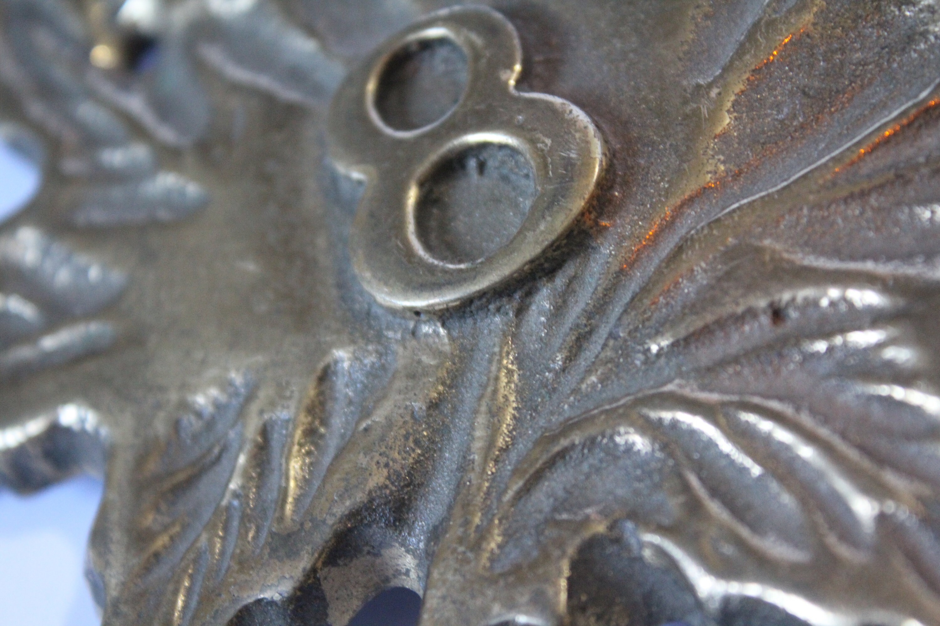 Bronze Soviet Nameplate Eight Vintage Nameplate 8 Eighth Etsy