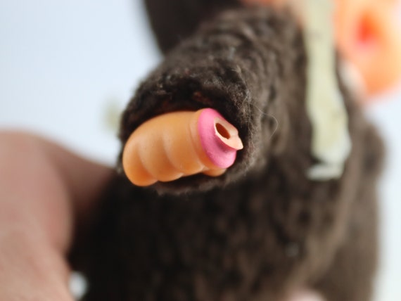 18 cm ヴィンテージ モンチッチ セキグチ、ヴィンテージ ラバー