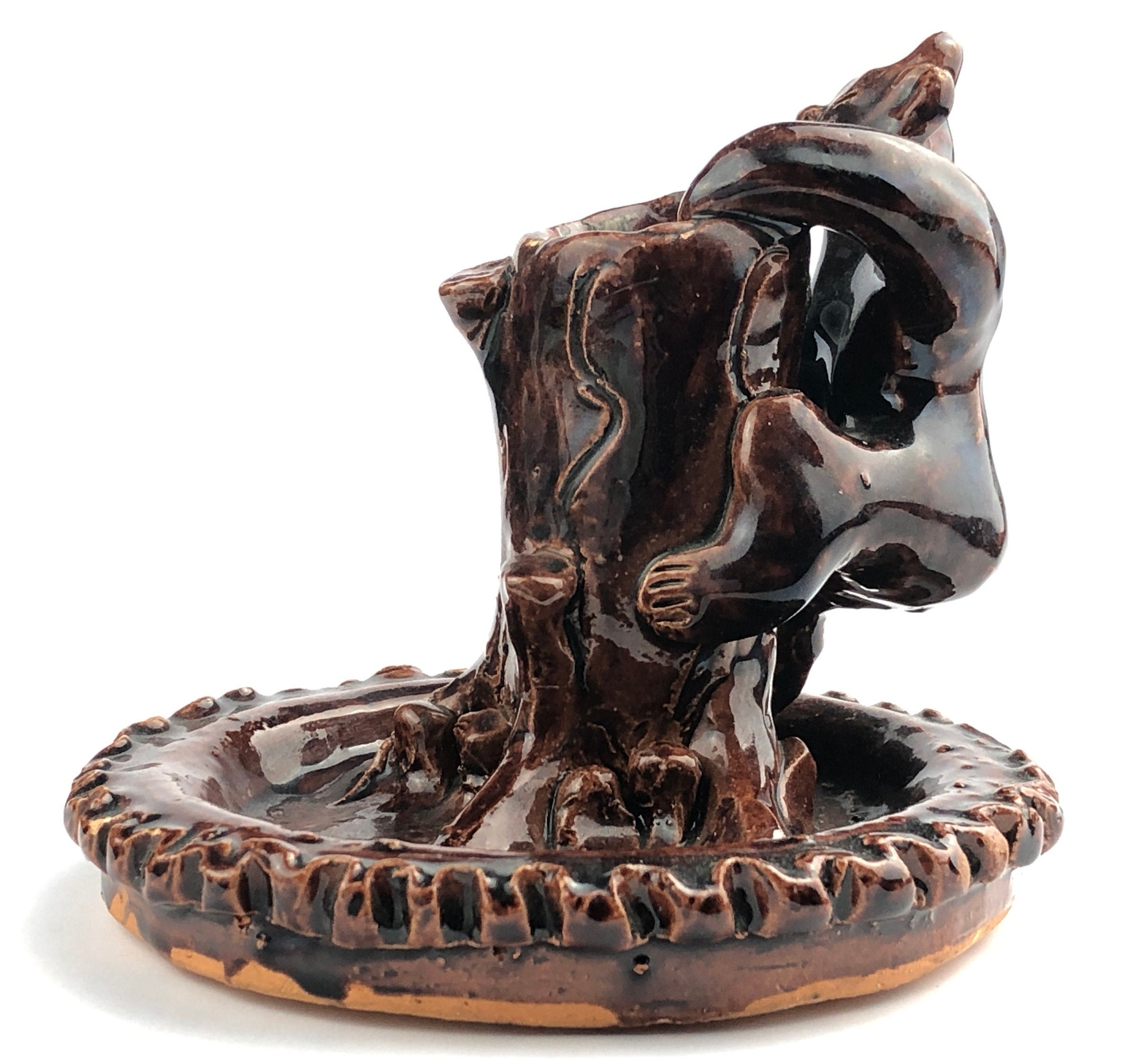 1981 New Soviet Ashtray Devil Decorative Ceramic Candlestick Etsy UK