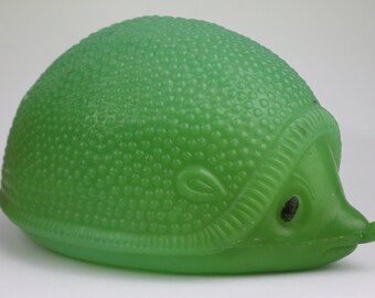 10 cm ソビエトプラスチックハリネズミおもちゃ、ソ連おもちゃ、面白い