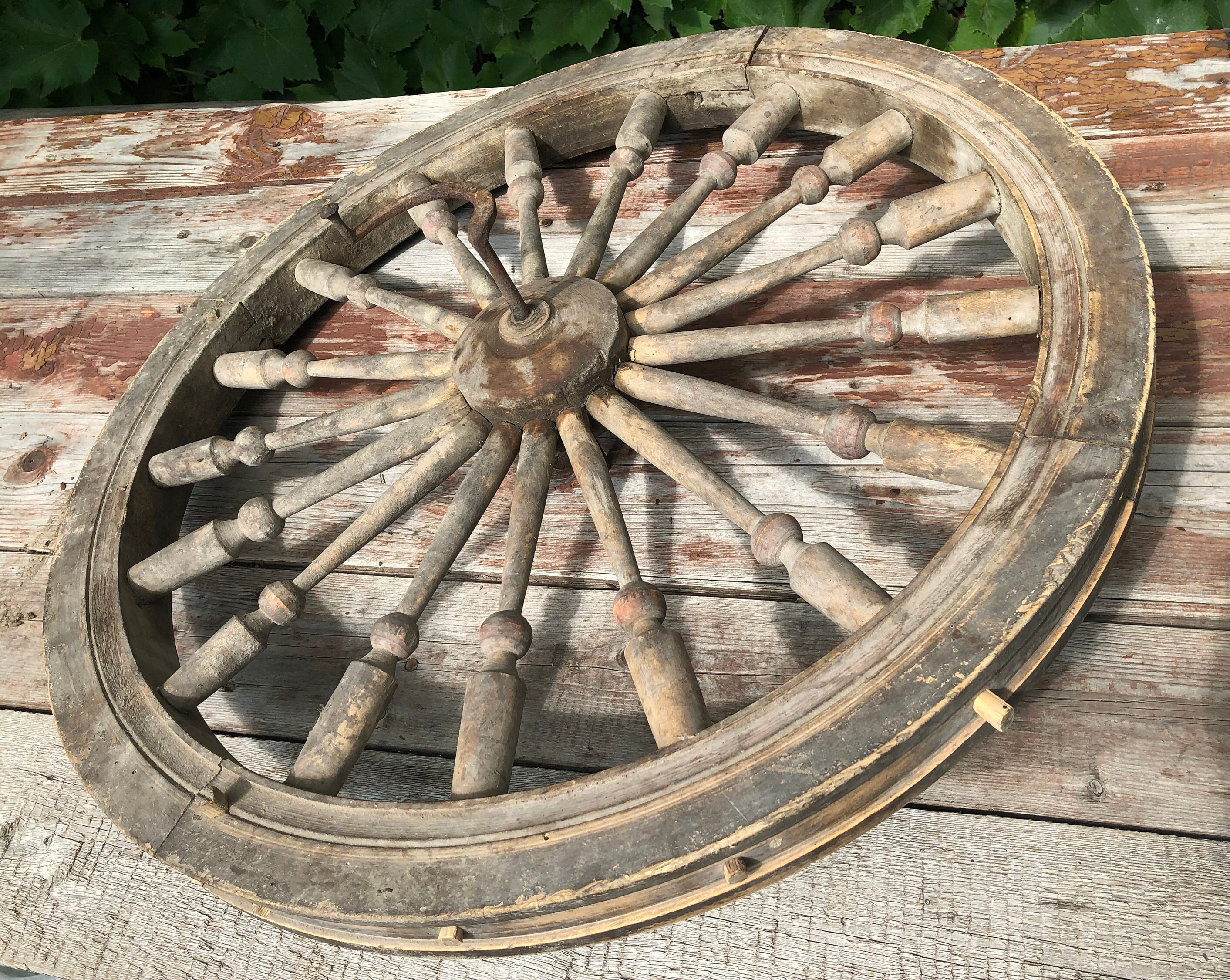 Rueda de madera vintage Rueda antigua Rueda de madera Rueda | Etsy