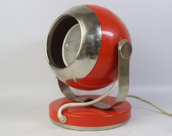 Soviet Desk Metal Space Age Lamp, Table eyeball Lamp, Vintage desk lamp, Ussr table lamp, Industrial desk lamp, Soviet Rustic lamp,gift idea