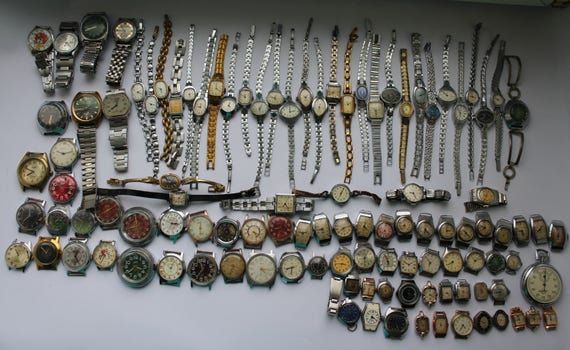 Set of 109 Soviet watches, Soviet watch, ladies w… - image 3