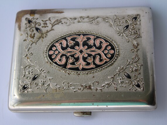 未使用 ビンテージ 七宝焼 葉巻ケース 小物入れ 収納 【公式通販】