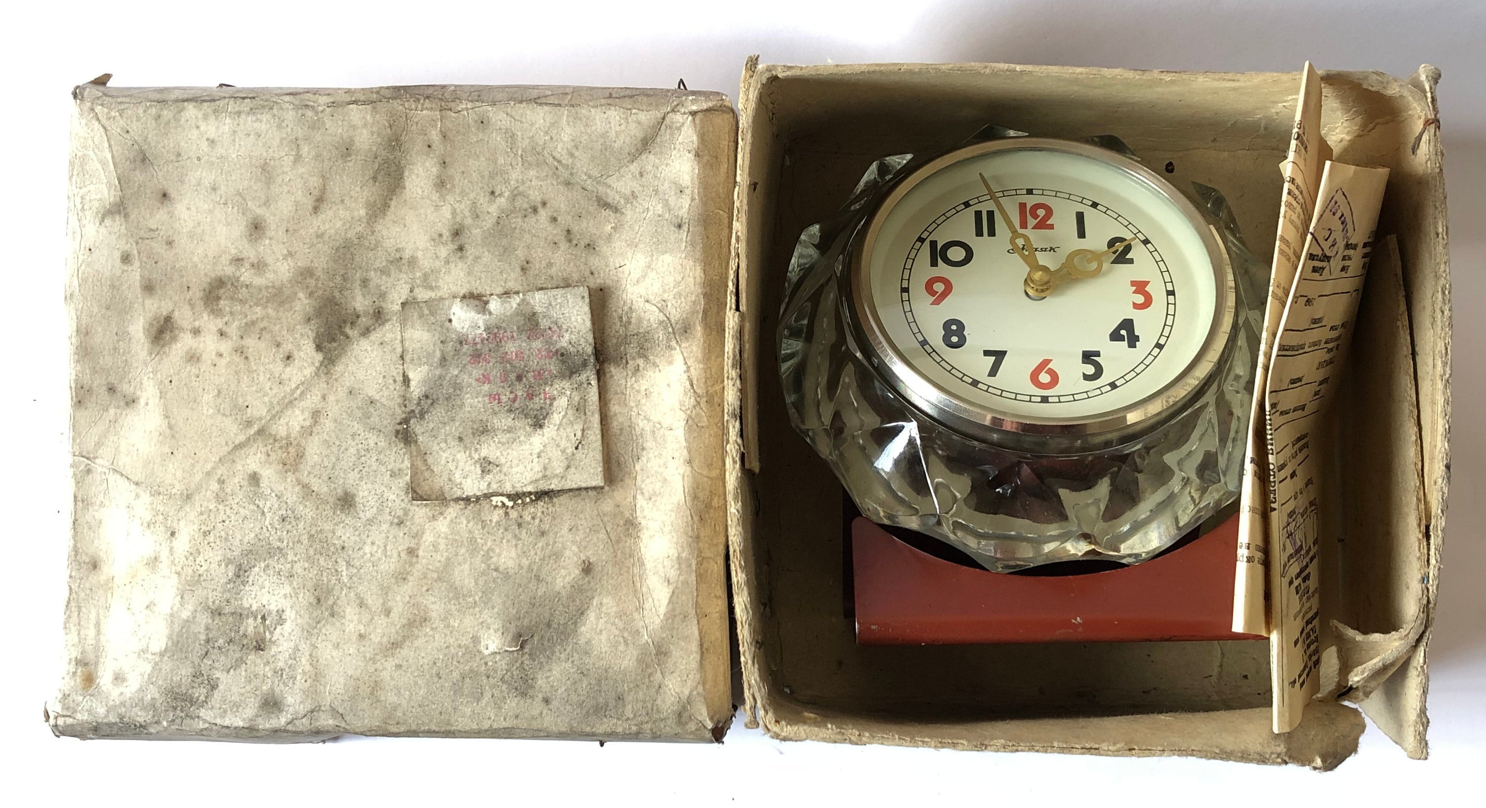 NEW Soviet Clock MAYAK. Vintage Desk Clock. Mechanical Clock USSR ...