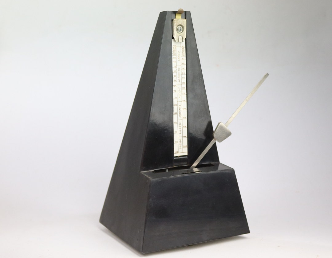 Soviet Vintage Metronome, Soviet Metronome, Vintage Mechanical Windup Metronome, Chime Musician