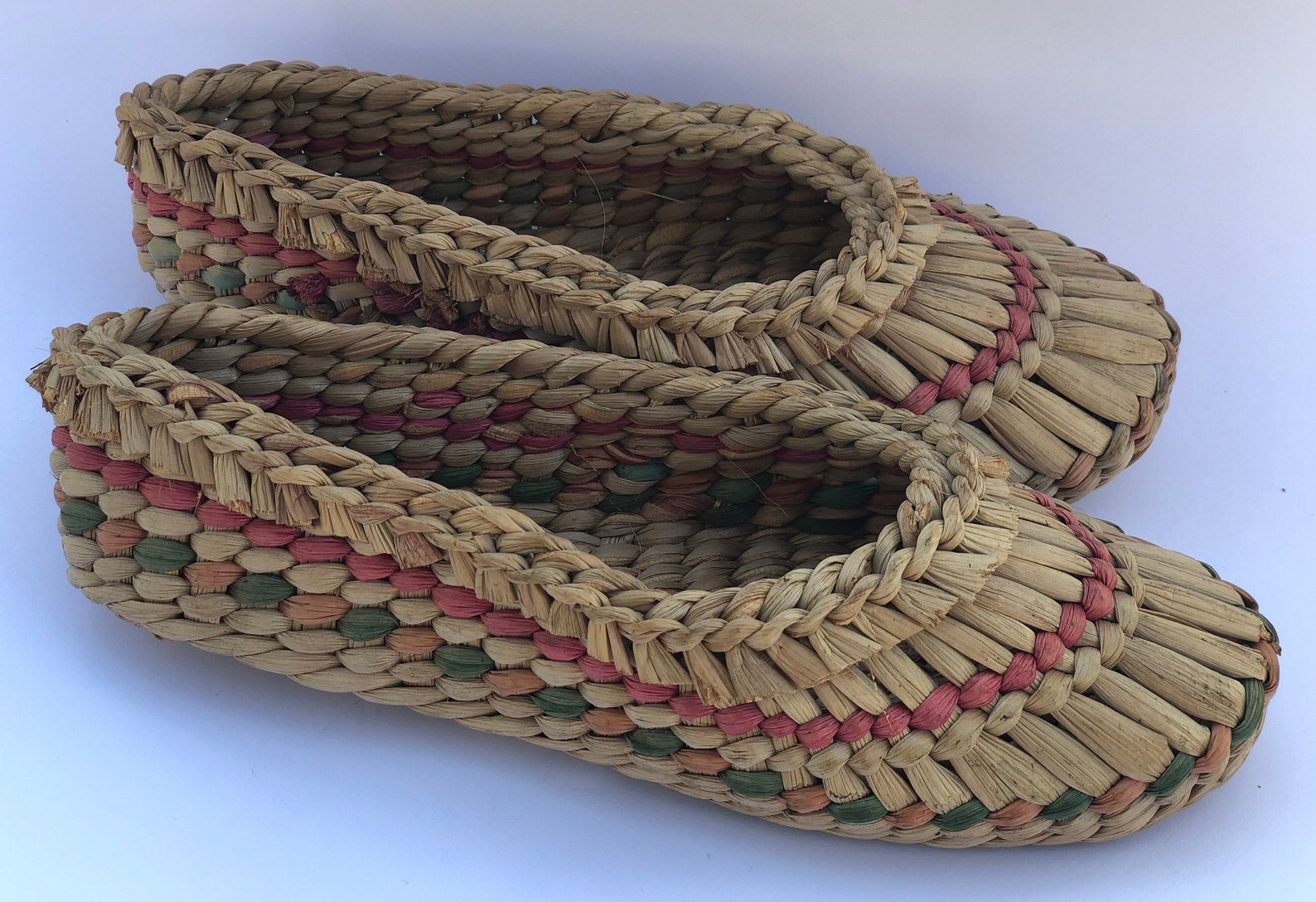 Vintage Bast Shoes Lapti Vintage Russian Folk Bast Shoes Old | Etsy