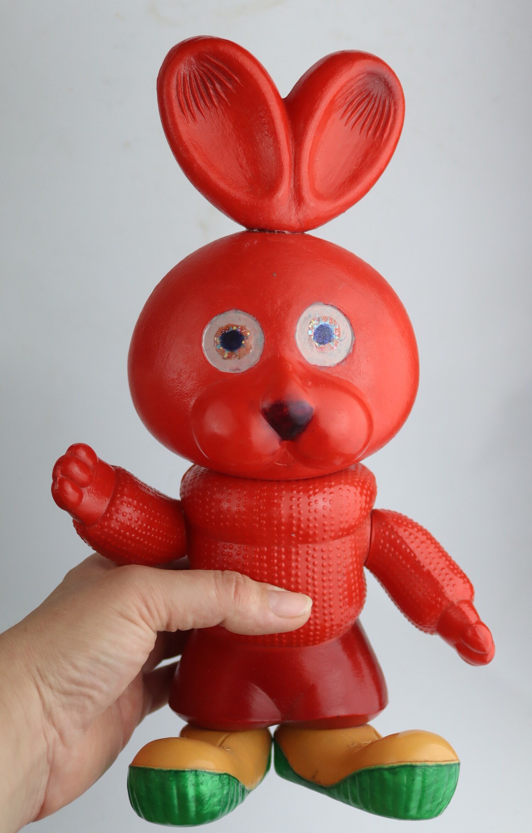 30 Cm Rare Soviet Celluloid Bunny Toy, Vintage Hare, Rabbit, Xylonite ...