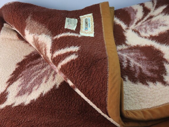 220x150 cm vintage Japanese blanket, coverlet heavy warm double-sided covering acrylic viscose spun rayon coverlid winter wrap coat Chori