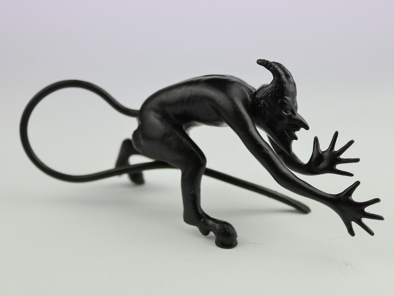 Big Soviet Metal Figurine Devil. Cast Iron Figurine Devil. Etsy