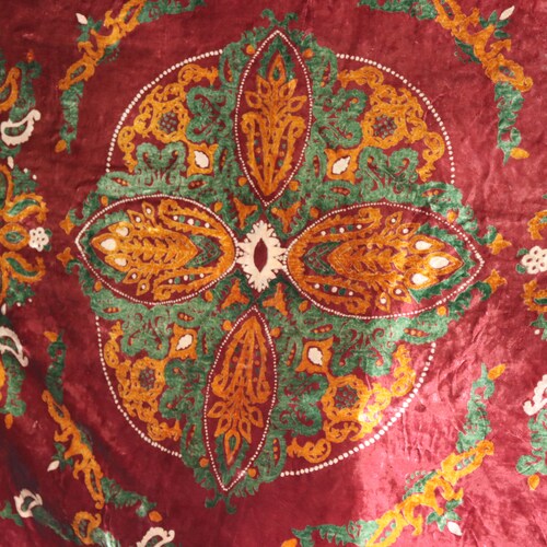 Big Soviet plush tablecloth, vintage tablecloth, rustic carpet, Vintage floral Tablecloth, shops Table cover,Bedspread, velvet cover, Plush carpet